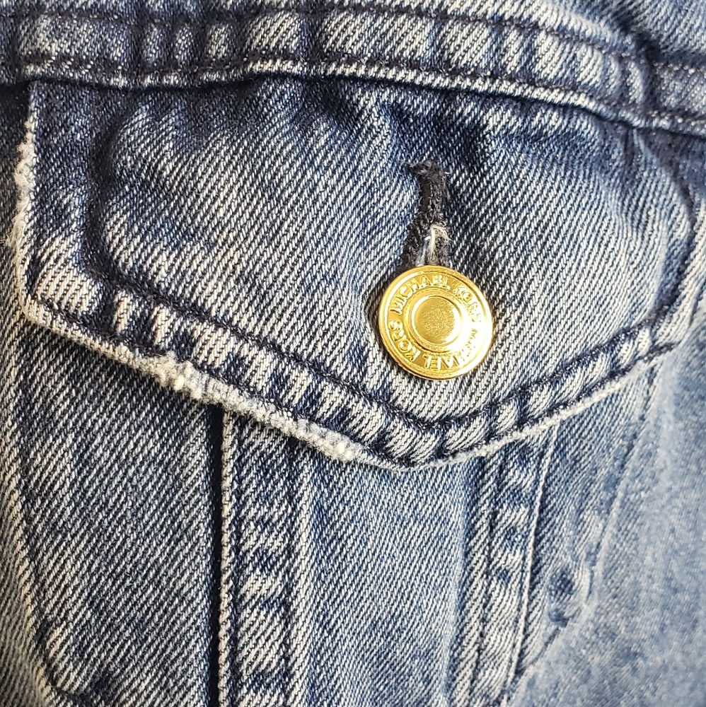 Michael Kors Classic Cotton Denim Jacket - Picture 10 of 16